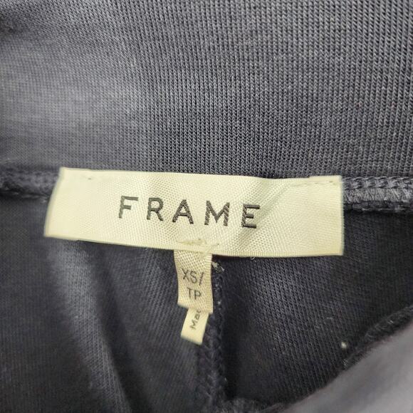 FRAME Blue and Red High Waisted Crop Track Ankle Pants Retro Women’s Size XS - Picture 4 of 6